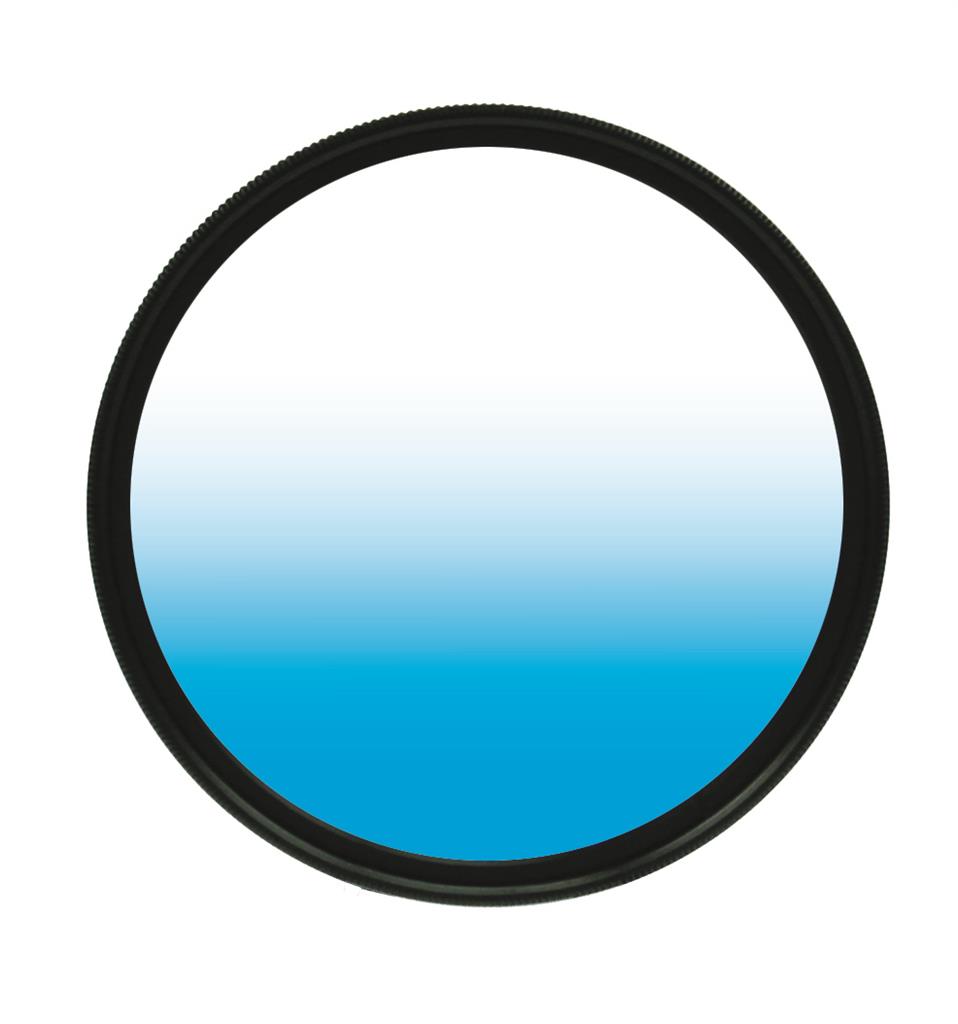 Verlauffilter blau 67mm