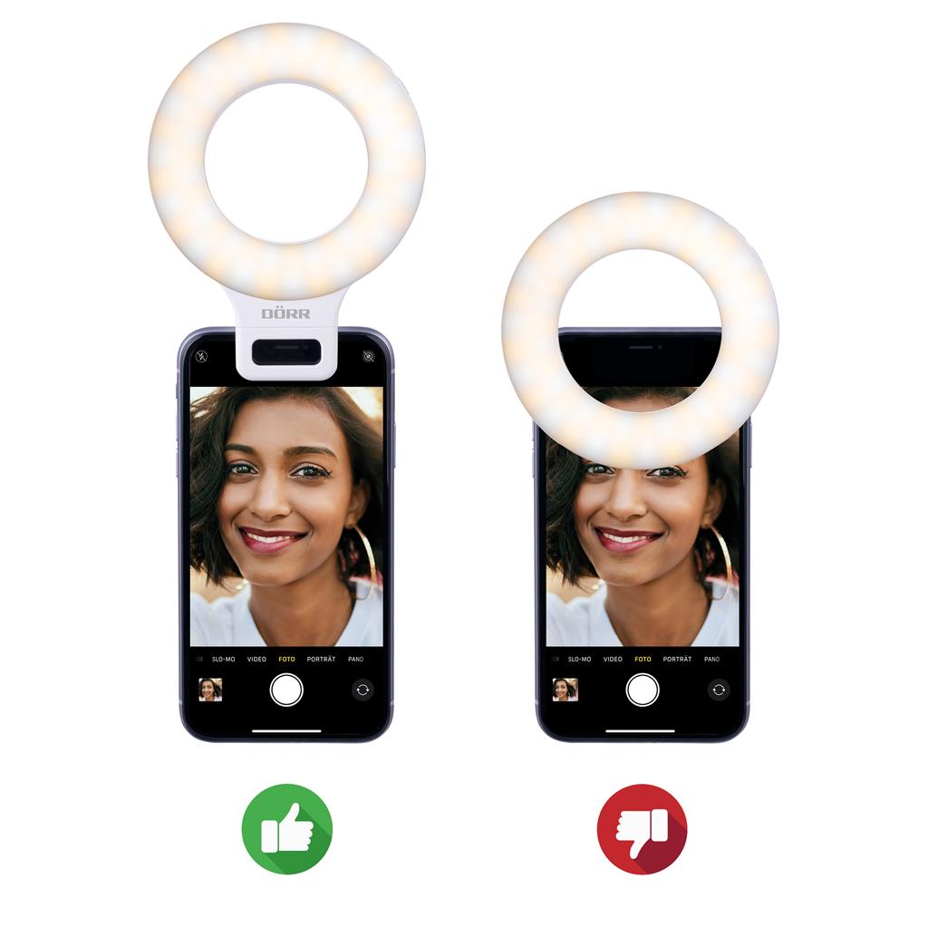 Smartphone LED Selfie Ringlicht SLR-9