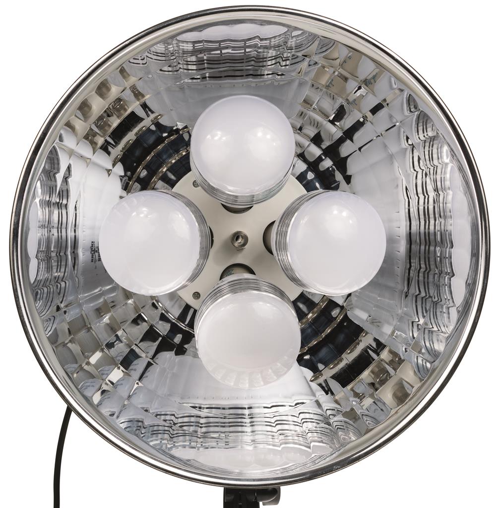 Dauerlicht DL-400 mit 4x25W LED Birnen 2-er Kit