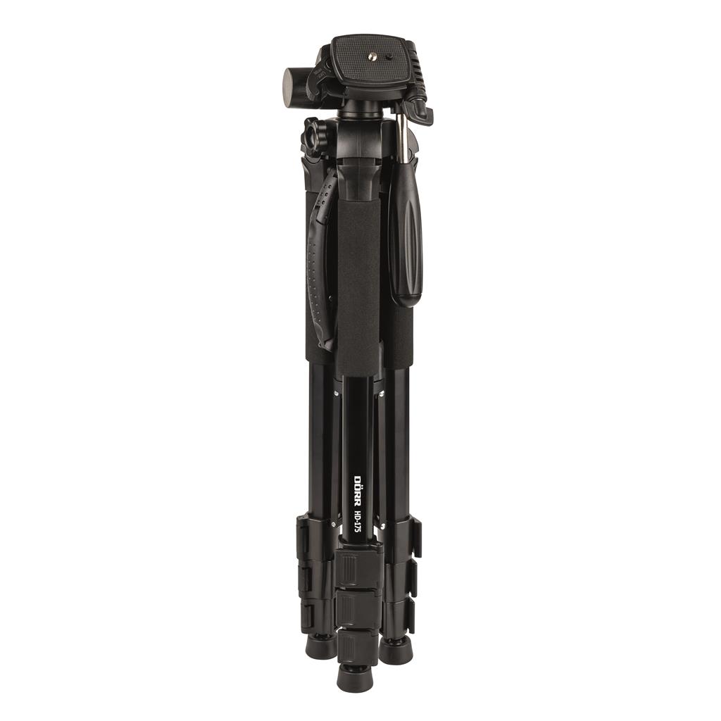 Aluminium tripod HD-175 black with monopod