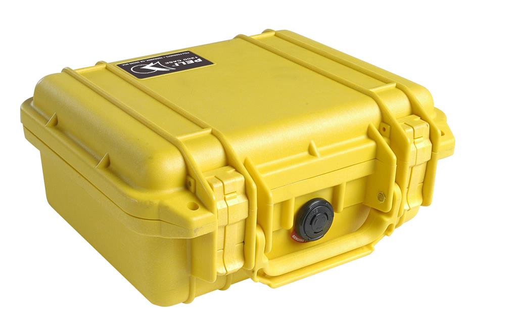 Case 1200 with Foam, yellow