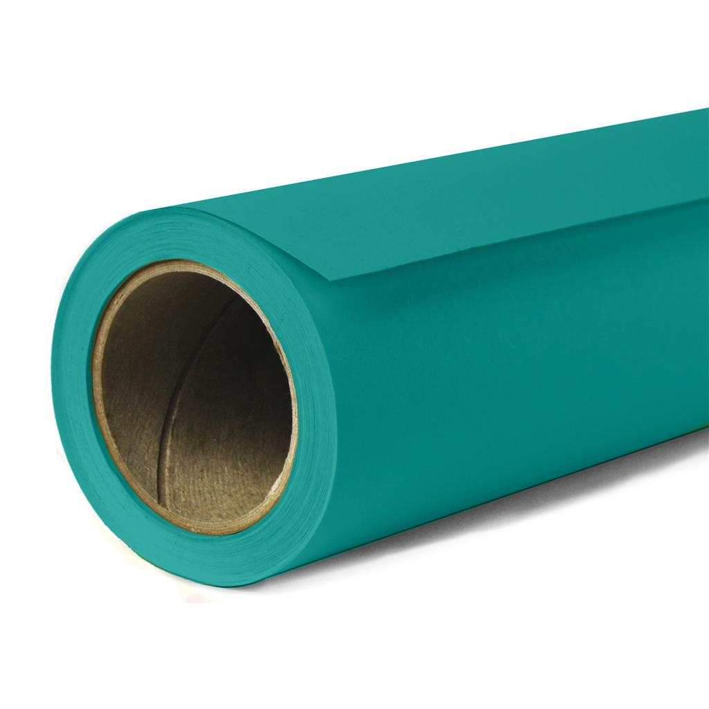 Papierhintergrund 2,72x11m Teal