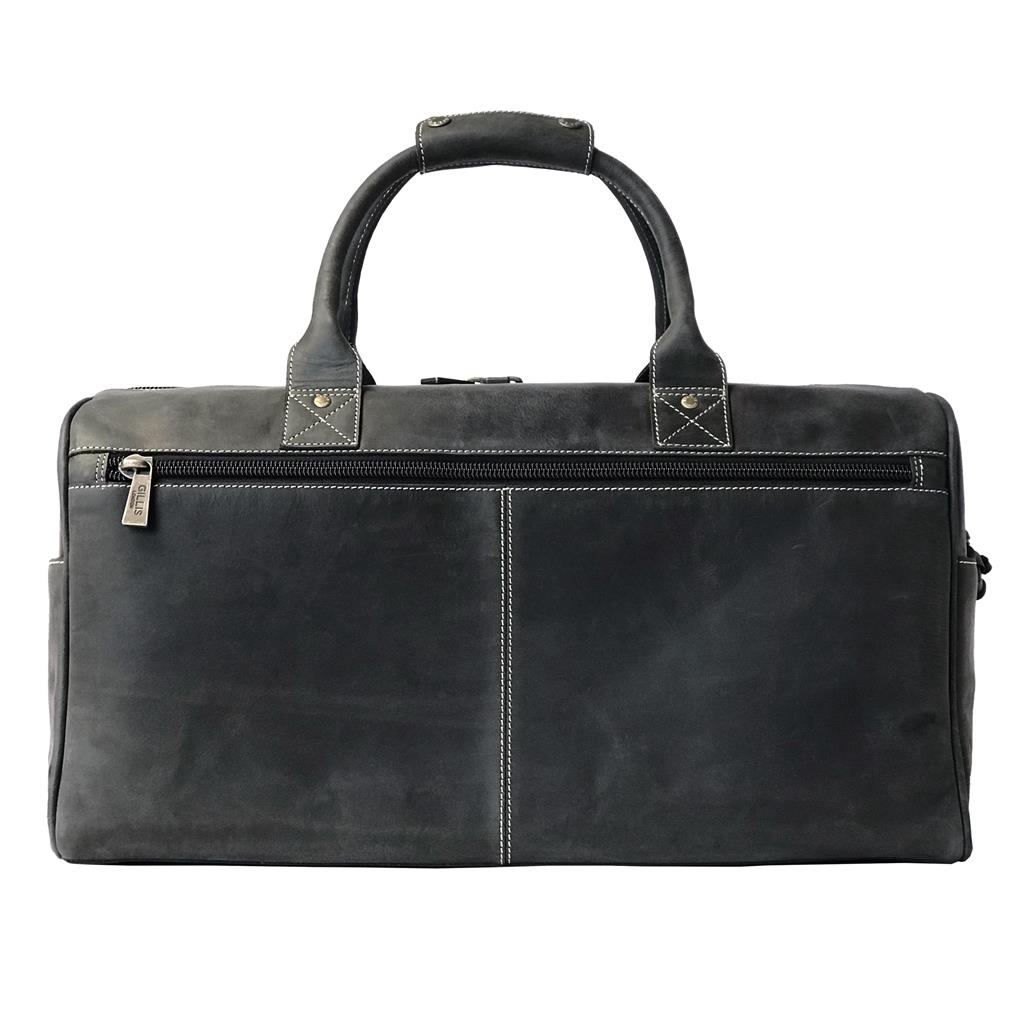 Leather Travel Bag Trafalgar vintage black