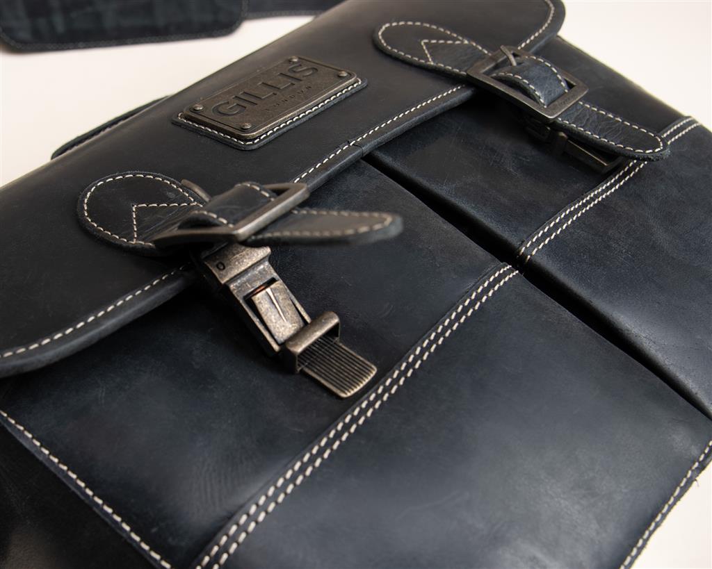 Leather Bag Trafalgar Attaché vintage black