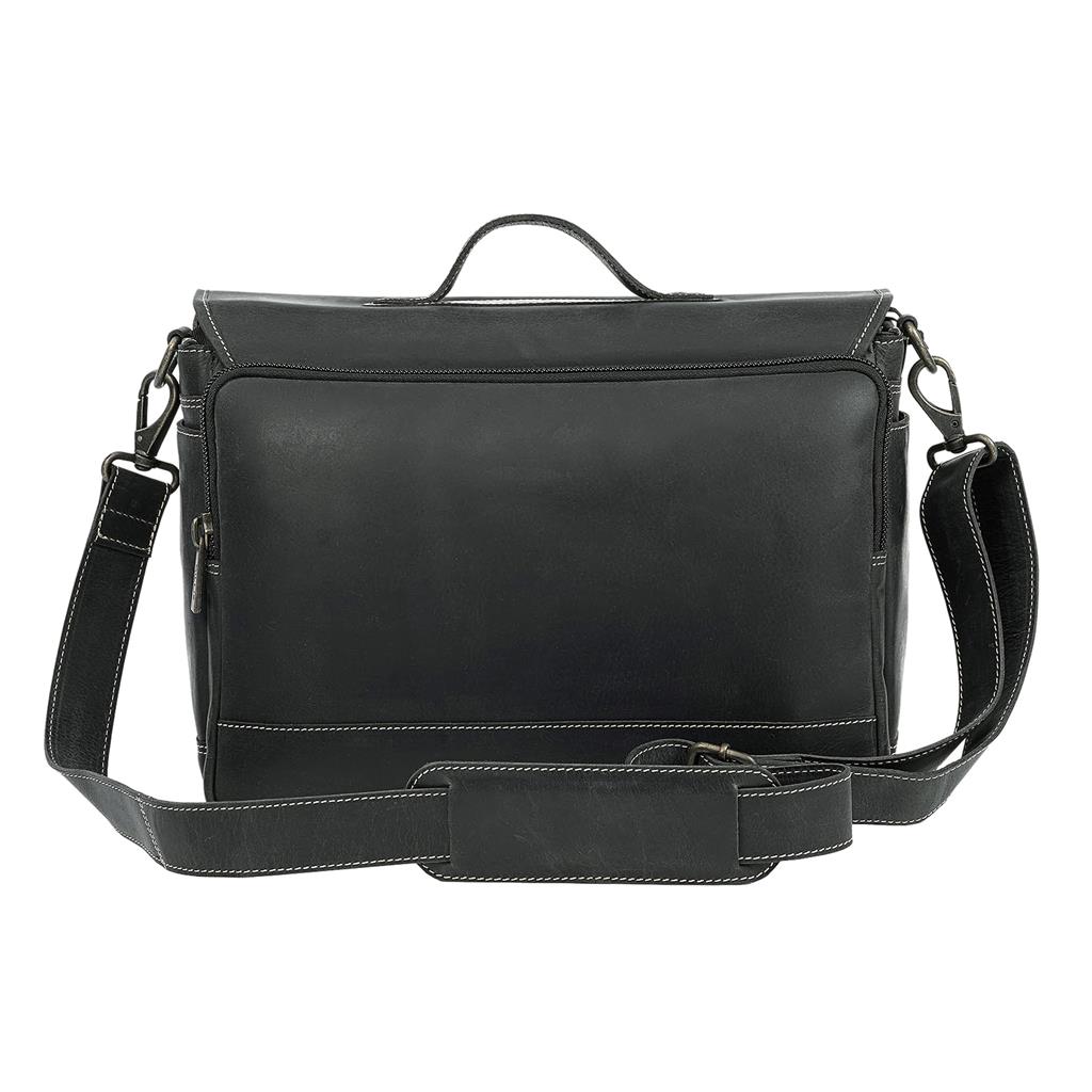 Leather Bag Trafalgar Attaché vintage black