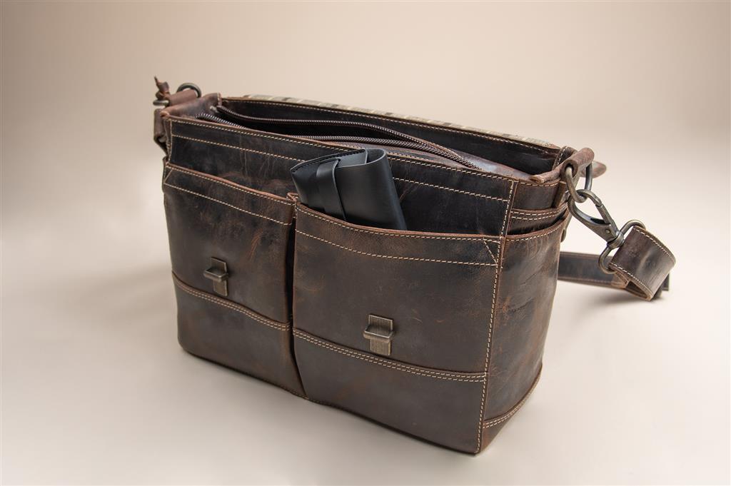 Leather Bag Trafalgar Attaché vintage brown