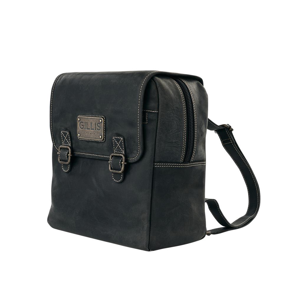 Leather Backpack Trafalgar Knapsack vintage black