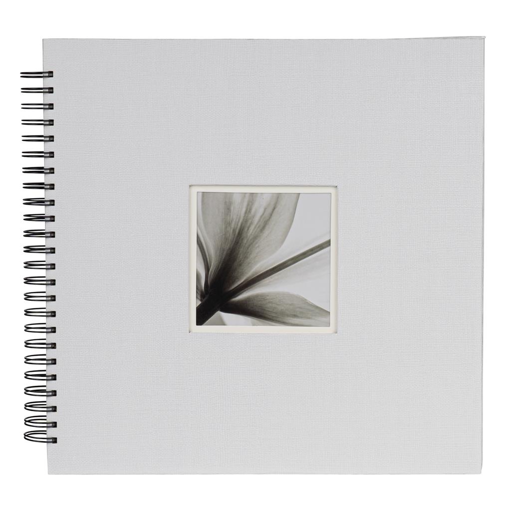 Spiral Album UniTex 34x34 cm white