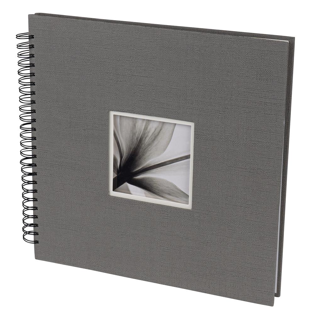 Spiral Album UniTex 34x34 cm grey