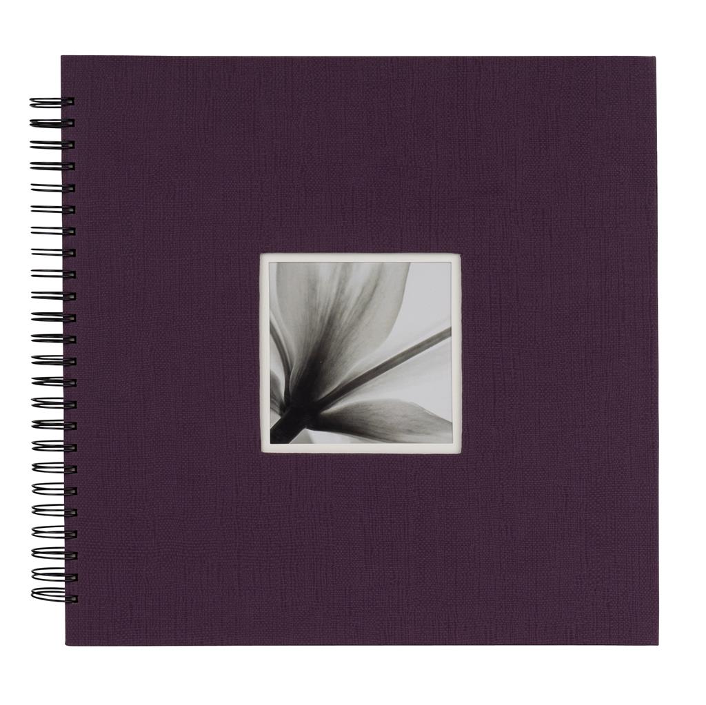 Spiral Album UniTex 34x34 cm purple