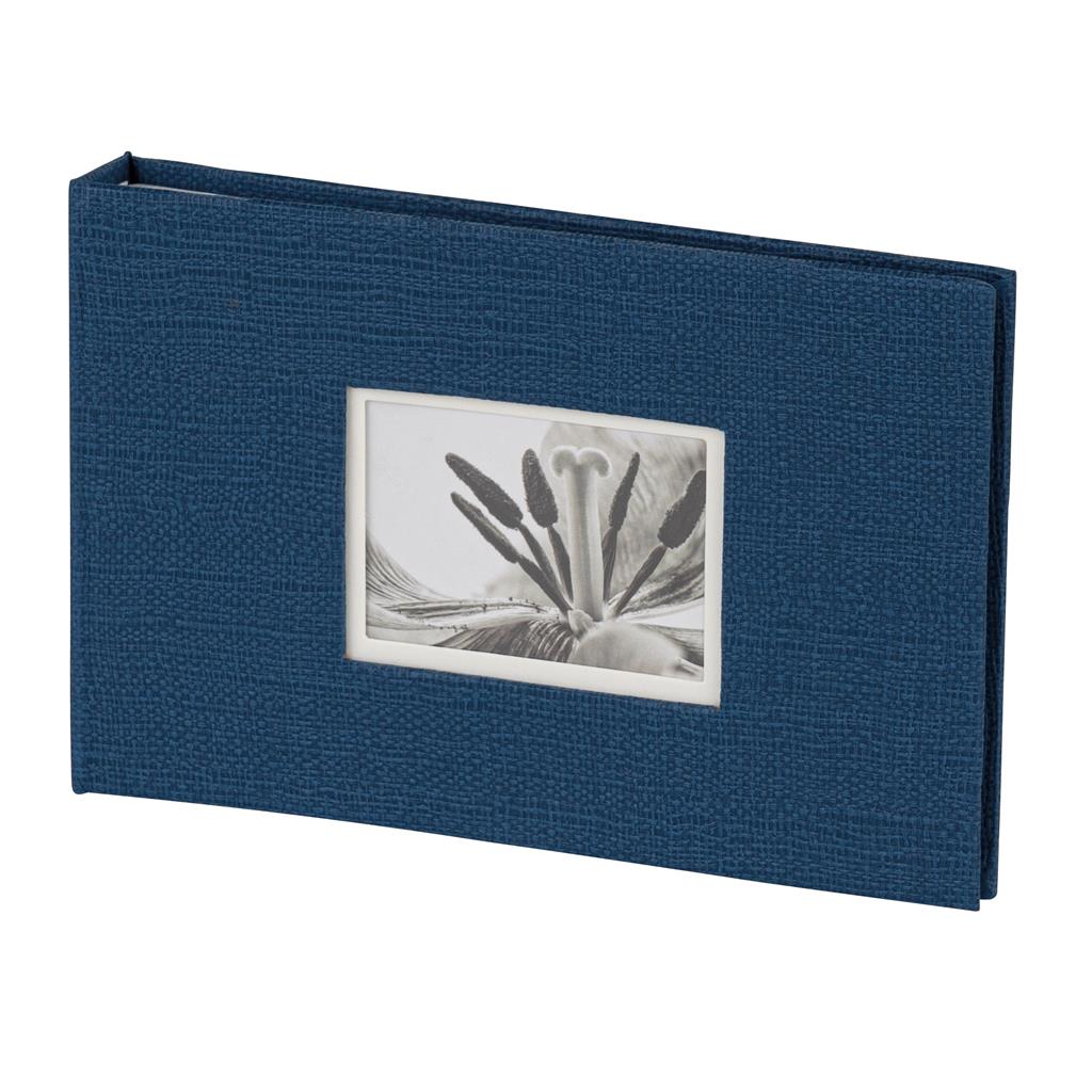 Slip-In Hardcover Album 40 UniTex 10x15 cm blue