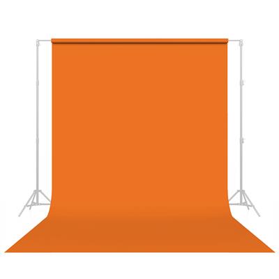 Papierhintergrund 2,72x11m Orange