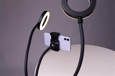 LED Selfie 2-er Ringlicht SLR-12 Bi-Color