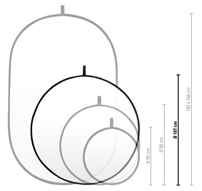 Faltreflektor Set 7-in-1 Ø 107 cm