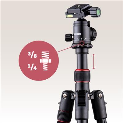 Aluminium Tripod Pro Black PB-165