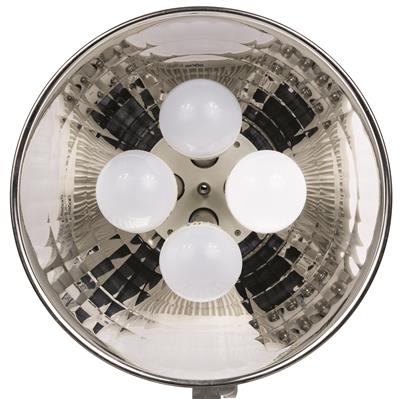 Dauerlicht DL-400 mit 4x10W LED Birnen