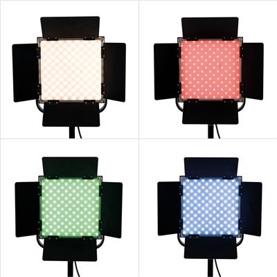 LED Dauerlicht DLP-1000 RGB 2er Set