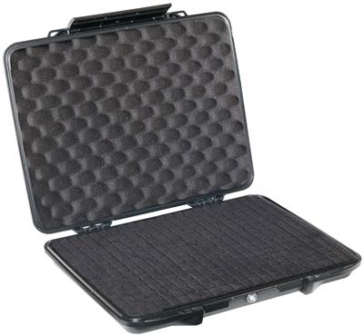 Laptop Hardback Case Mod. 1085 schwarz/Schaumstoff