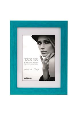 Rainbow Wooden Frame 13x18 turquoise