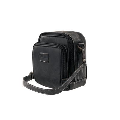 Leder Tasche Trafalgar Hands-Free vintage black