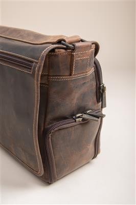 Leather Messenger Bag Trafalgar vintage brown
