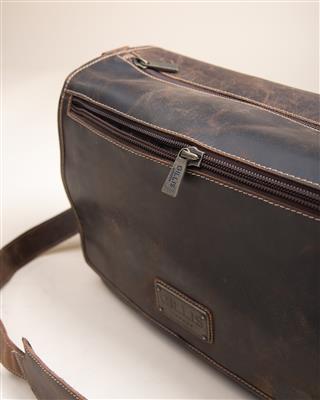 Leather Messenger Bag Trafalgar vintage brown