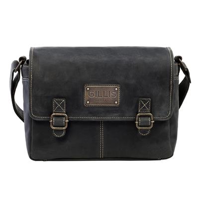 Leather Shoulder Bag Trafalgar vintage black