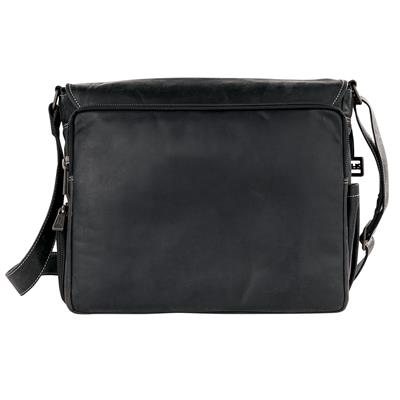 Leder Street-Messenger-Bag Trafalgar vintage black