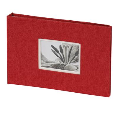 Slip-in Hardcover Album 40 UniTex 10x15 rot