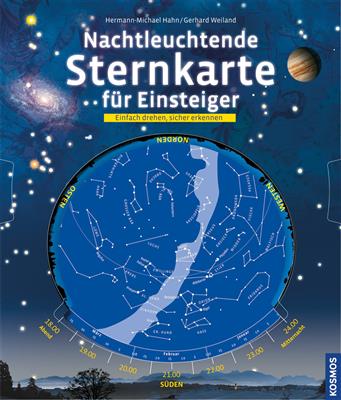 Nachtleuchtende Sternkarte