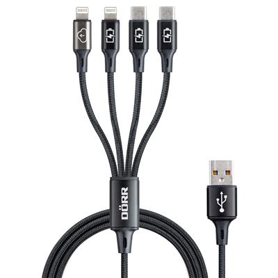 Datenkabel Lightning + Ladekabel USB-C 4-in-1