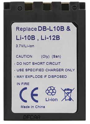 Repl.Li-Ion Batt. Olympus Li-10B/12B 1090mAh, 3.7V