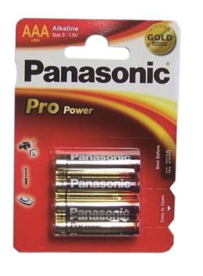 Alkaline Batterie Pro Power Micro AAA LR03, 1.5V/4