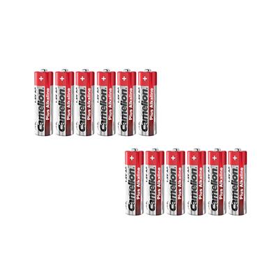 Plus Alkaline Batterie Mignon AA LR6, 1,5V/12