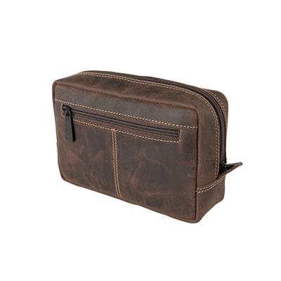 Leder Kulturbeutel Wellington small vintage brown