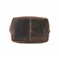 Leather Toiletry Bag Trafalgar small vintage brown