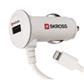 MidgetPLUS Lightning Connector Car Charger, white